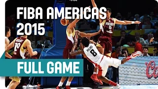 Canada v Venezuela - Semi-Final - Full Game - 2015 Fiba Americas Championship