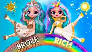 My Little Pony: From Broke to Rich! 30 LOL Surprise DIYs
