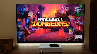 Minecraft Dungeons Gameplay Xbox Series S (4K HDR)