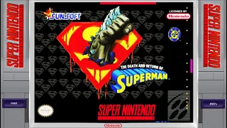 THE DEATH AND RETURN OF SUPERMAN (SNES) (1994) | RETROBACK GAMES | RETRO GAMING EPISODE |