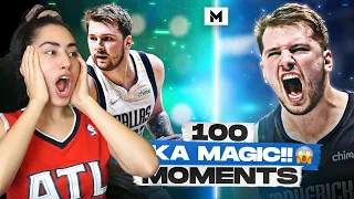 SOCCER FAN REACTS TO 100 Must See INCREDIBLE Luka Doncic Highlights & Moments! 🤯🔥