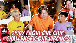 SPICY PAQUI ONE CHIP CHALLENGE GONE WRONG (NAGKAPIKUNAN MGA BAYUT) | BEKS BATTALION