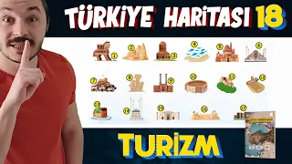 TÜRKİYE'DE  TURİZM - Türkiye Harita Bilgisi Çalışması  (KPSS-AYT-TYT)