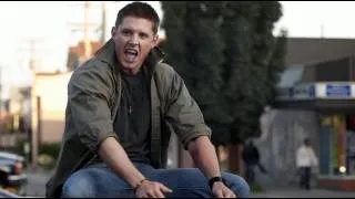 Dean (Jensen Ackles) singing Eye of the Tiger. Supernatural s04e06. HD