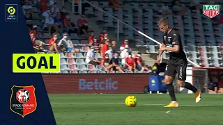 Goal Benjamin BOURIGEAUD(90'+6 - STADE RENNAIS FC) NÎMES OLYMPIQUE - STADE RENNAIS FC(2-4)2020/2021