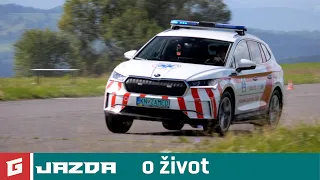 SKODA Eniaq 80X a Preteky šoférov sanitiek - JAZDA - Garáž.tv a ZAMED - Šulko