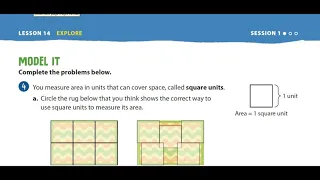 3rd Grade Math Lesson 14 Session 1