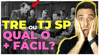 TRE ou TJ SP | Qual CONCURSO é MAIS FÁCIL para o INICIANTE?