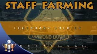 Metal Gear Solid V The Phantom Pain - Elite & Legendary Staff Farming (A++/S) Level Up Mother Base