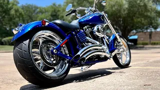 2009 Flame Blue Pearl Harley Davidson Rocker C - ONLY 4,723 Miles