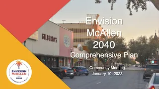 Envision McAllen 2040 Comprehensive Plan Community Meeting