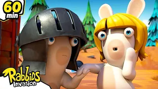 1h Compilation The Rabbids become Knights ! | RABBIDS INVASION | New episodes | Cartoon for kids