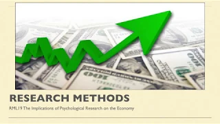 A-Level Psychology (AQA): Research Methods - Implications on the Economy