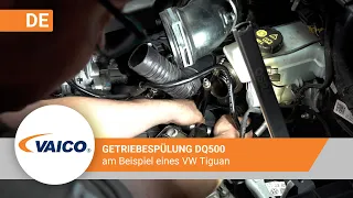 Getriebespülung Automatikgetriebe DQ500 am VW Tiguan | V10-3223-XXL