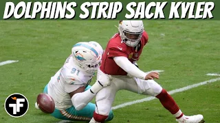 Dolphins Strip Sack Kyler Murray for the Touchdown! | Dolphins vs Cardinals Highlights