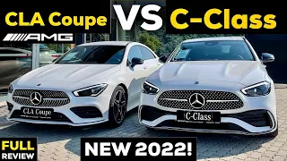 2022 MERCEDES C Class AMG vs CLA Coupe NEW FULL In-Depth Review EVERYTHING You NEED To Know!