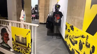 Inside Metallica’s pop up shop Paris France 2023