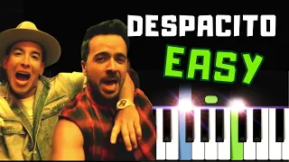 Despacito I Luis Fonsi ft. Daddy Yankee | Easy Piano Tutorial I Sheet Music PDF I SLOW