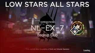 Arknights NL-EX-7 Challenge Mode Guide Low Stars All Stars