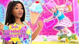 Barbie Tries Making Ice Cream! | Barbie Summer Adventure | Ep. 3