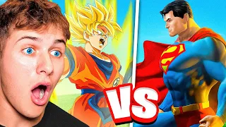 BECKBROS React To GOKU Vs. SUPERMAN!