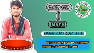 Representing Rational Numbers On A Number Line I Class 7 I Learn With my class 8th