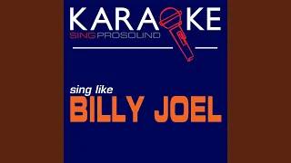 Scenes from an Italian Restaurant (In the Style of Billy Joel) (Karaoke Instrumental Version)