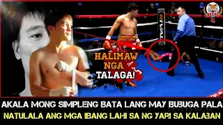 Palakpak lahat!Kaya Pala ganun nalang kalakas Ang batang to Anak Pala ng dating Pinoy legandaryboxer