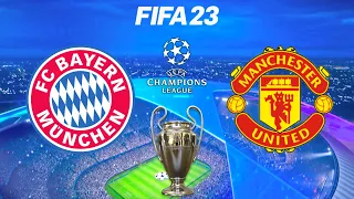 FIFA 23 | Bayern Munchen vs Manchester United - UCL Champions League Group Stage - Full Gameplay