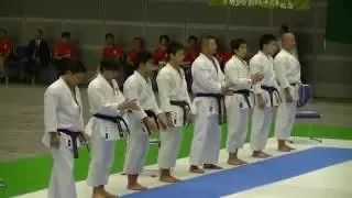 2016JKA59th All Japan 協会全国 Men kata lanking finals 男子形順位決定戦