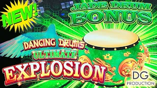 💚NEW DANCING DRUMS🥁ULTIMATE EXPLOSION JADE BONUS BIG WIN SLOT MACHINE (L&W)@Yaamava #newslot #slots