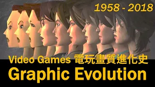 Video Games Graphic Evolution 1958 - 2018