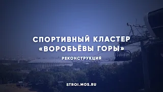 Спортивный кластер «Воробьёвы горы» готовится к вводу