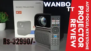 Wanbo TT Auto Focus Netflix Certified Dolby HDMI ARC Projector⚡Wanbo TT Projector Review