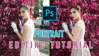 Adobe Photoshop Tutorial - Mirroring the background of any image.