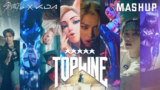 Stray Kids x K/DA - TOPLINE Mashup (ft (G)I-DLE, Madison Beer, Wolftyla)