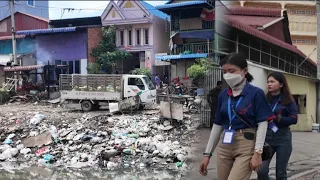 Daily life of poor people through the lens Asia 4k walking tour