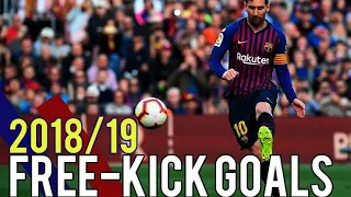 All of Messi's 8 Free-kick Goals 2018/19