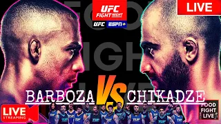 UFC Vegas 35 LIVE: Barboza vs. Chikadze FIGHT COMPANION