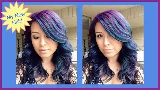 How I Color My Hair Blue and Purple: Full Tutorial! | ChromaCrowns