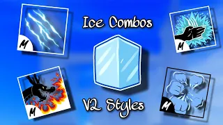 Easy ICE COMBOS with V2 FIGHTING STYLES!! | Blox Fruits