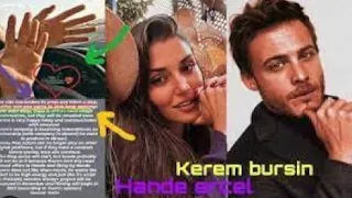 KEREM BÜRSİN MADE HIS RELATIONSHIP WITH HANDE ERÇEL OFFICIAL!