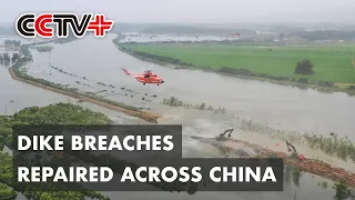 Dike Breaches Repaired across China in Battle against Floods