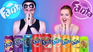 FANTA CHALLENGE! ФАНТА ЧЕЛЛЕНДЖ! МНОГО РАЗНЫХ ВКУСОВ! | SWEET HOME