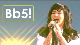 DEMI LOVATO HITS SUSTAINED Bb5 in "DEAD FRIENDS" (CLIMAX SHOWCASE)