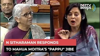 Nirmala Sitharaman's Retort To Trinamool's Mahua Moitra's "Pappu" Jibe