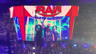 Monday Night Raw at Madison Square Garden 7/25/22 - Roman Reigns Entrance