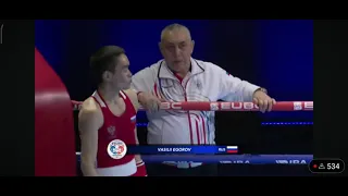 Василий Егоров vs Atila Bernarth чм Европы по боксу 2024