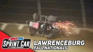 HIGHLIGHTS: USAC AMSOIL National Sprint Cars | Lawrenceburg Speedway | Fall Nationals | Oct. 7, 2023