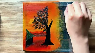 Easy Acrylic Painting Techniques💗